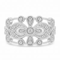 Vintage Whispers Diamond Band