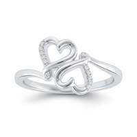 Kissing Hearts® Hearts in Harmony Ring