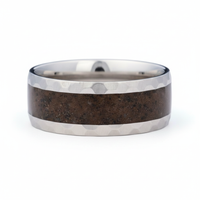 Heavy Stone® Dinosaur Fossil Zirconium Men's Band