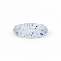 Heavy Stone® FlexFit Blue Glitter Silicone Band