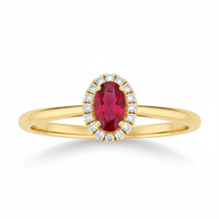 Crimson Fire Ruby Ring