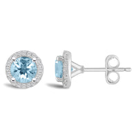 March Frost Aquamarine Earrings