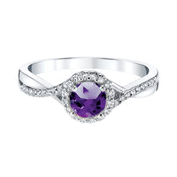 February Dream Amethyst Ring