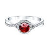 July Blaze Ruby Ring