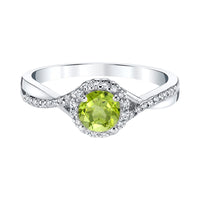 August Meadow Peridot Ring