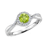 August Meadow Peridot Ring