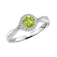 August Meadow Peridot Ring
