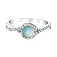 October Mystique Opal Ring