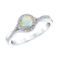 October Mystique Opal Ring