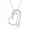 Intertwined Promise Heart Pendant