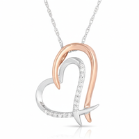 Intertwined Promise Heart Pendant