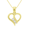 Triple Radiance Heart Pendant