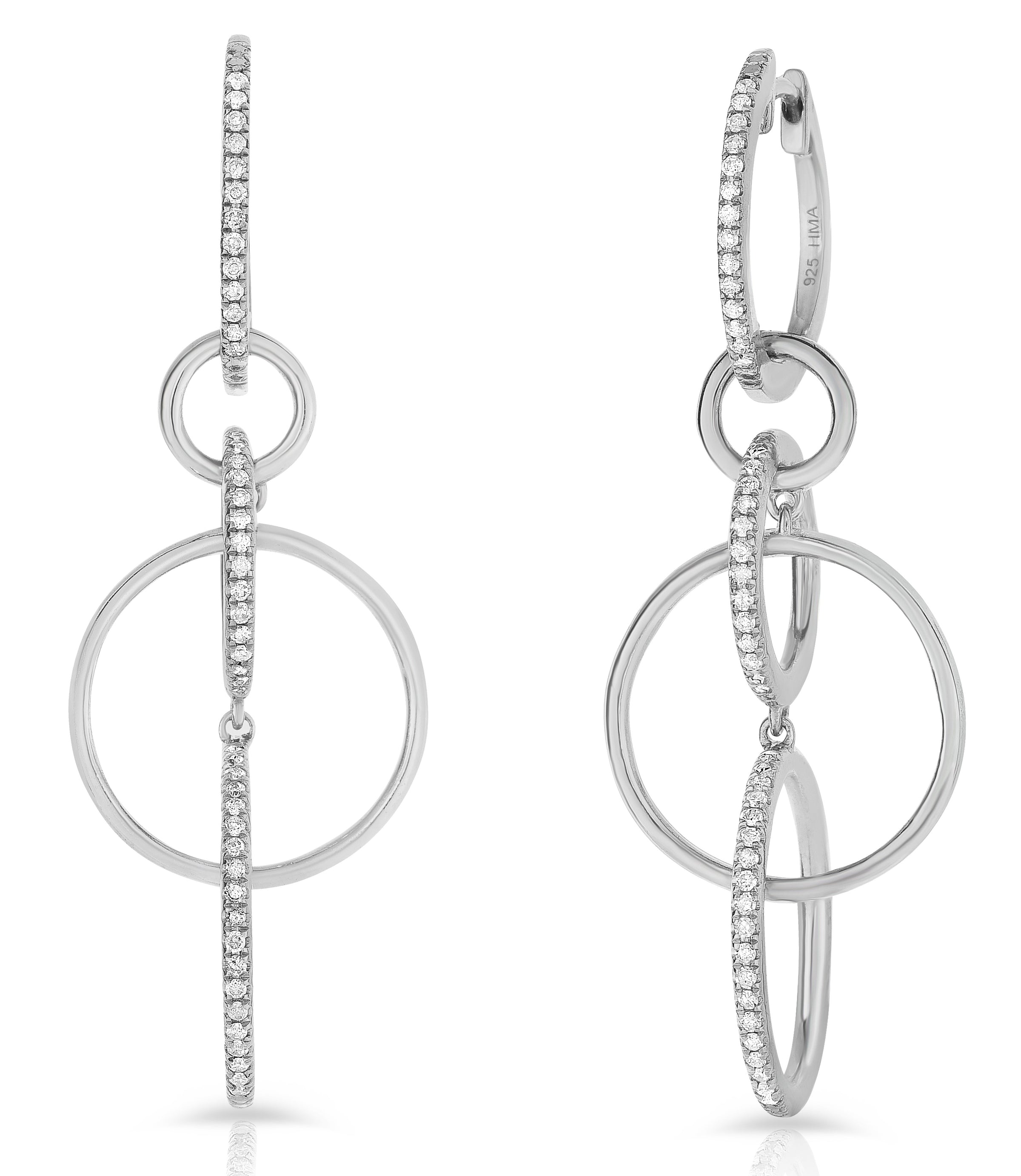 Circle Cascade Diamond Drops