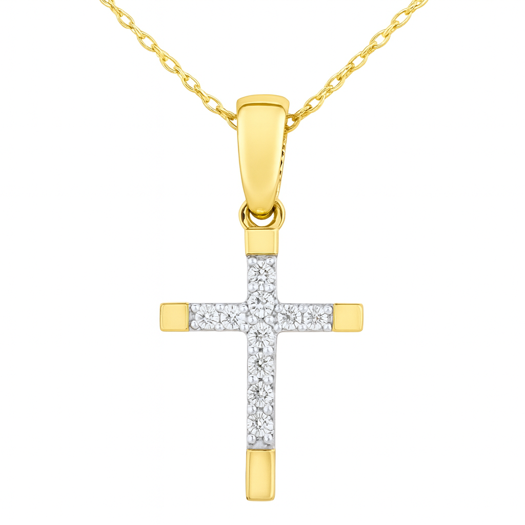 DiamondLit Cross Pendant