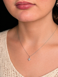 Star of Hope Diamond Cluster Pendant