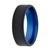 Heavy Stone® Blue Sleeve Zirconium Men's Band