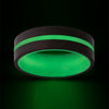 Heavy Stone® Green Glow Carbon Fiber Men's Band