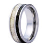 Heavy Stone® Antler Black Opal Men's Band