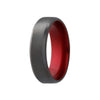 Heavy Stone® Red Cerakote Zirconium Men's Band