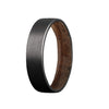 Heavy Stone® Whiskey Barrel Zirconium Men's Band