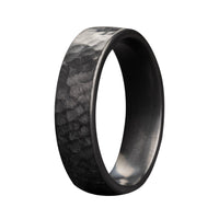 Heavy Stone® Hammered Zirconium Men's Band