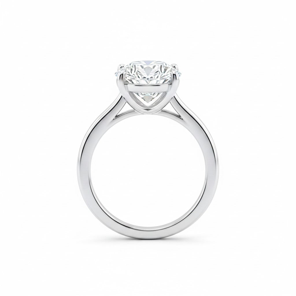 H Diamond Round Select Platinum Solitaire