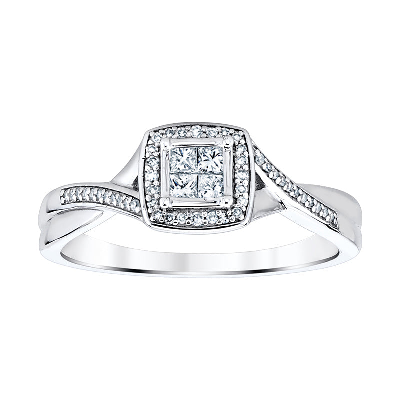 Princess Cut Mosaic Embrace Promise Ring – Harry Ritchies