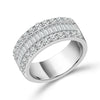 Two Hearts® Frosted Veil Diamond Band