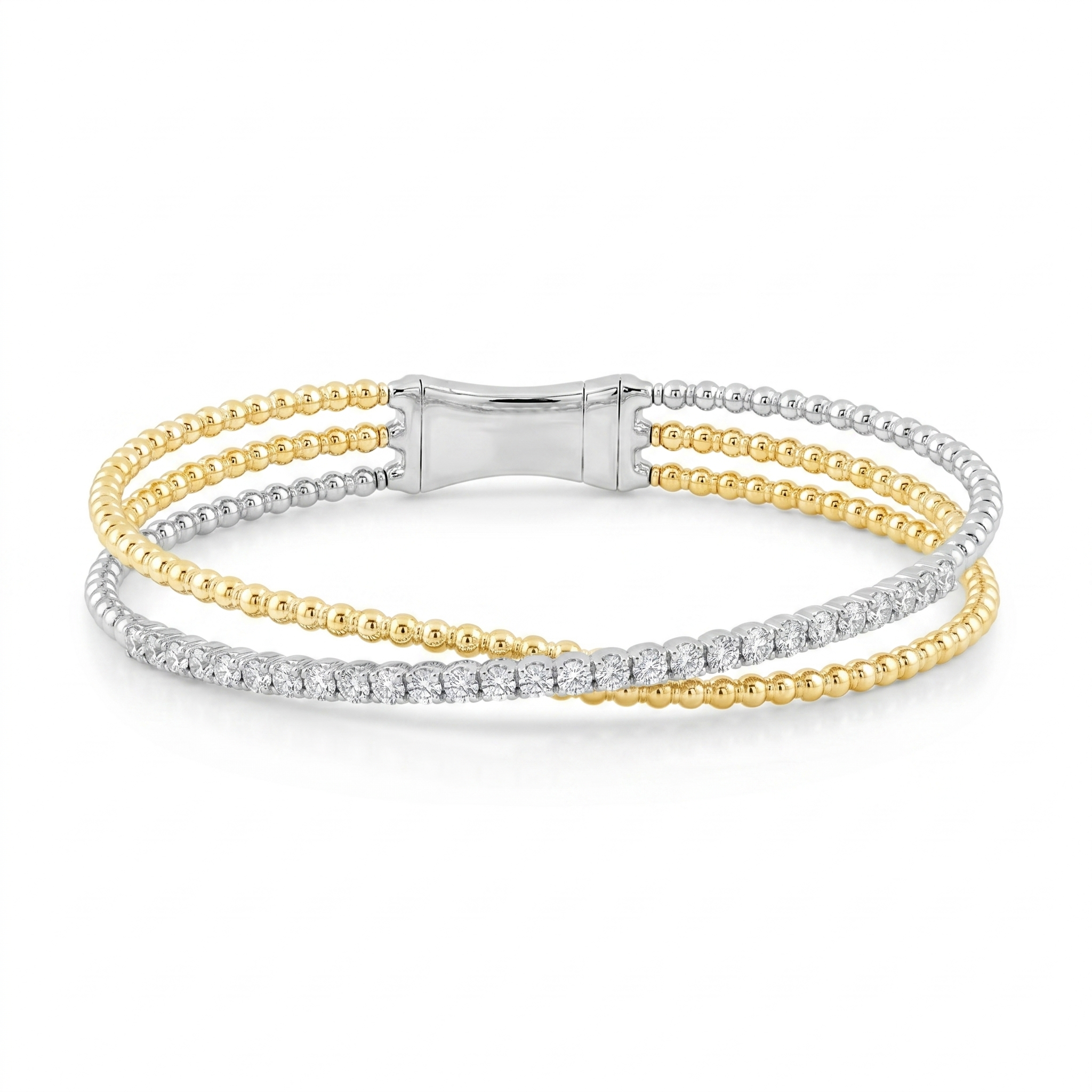Flexie Diamond Duet Bracelet