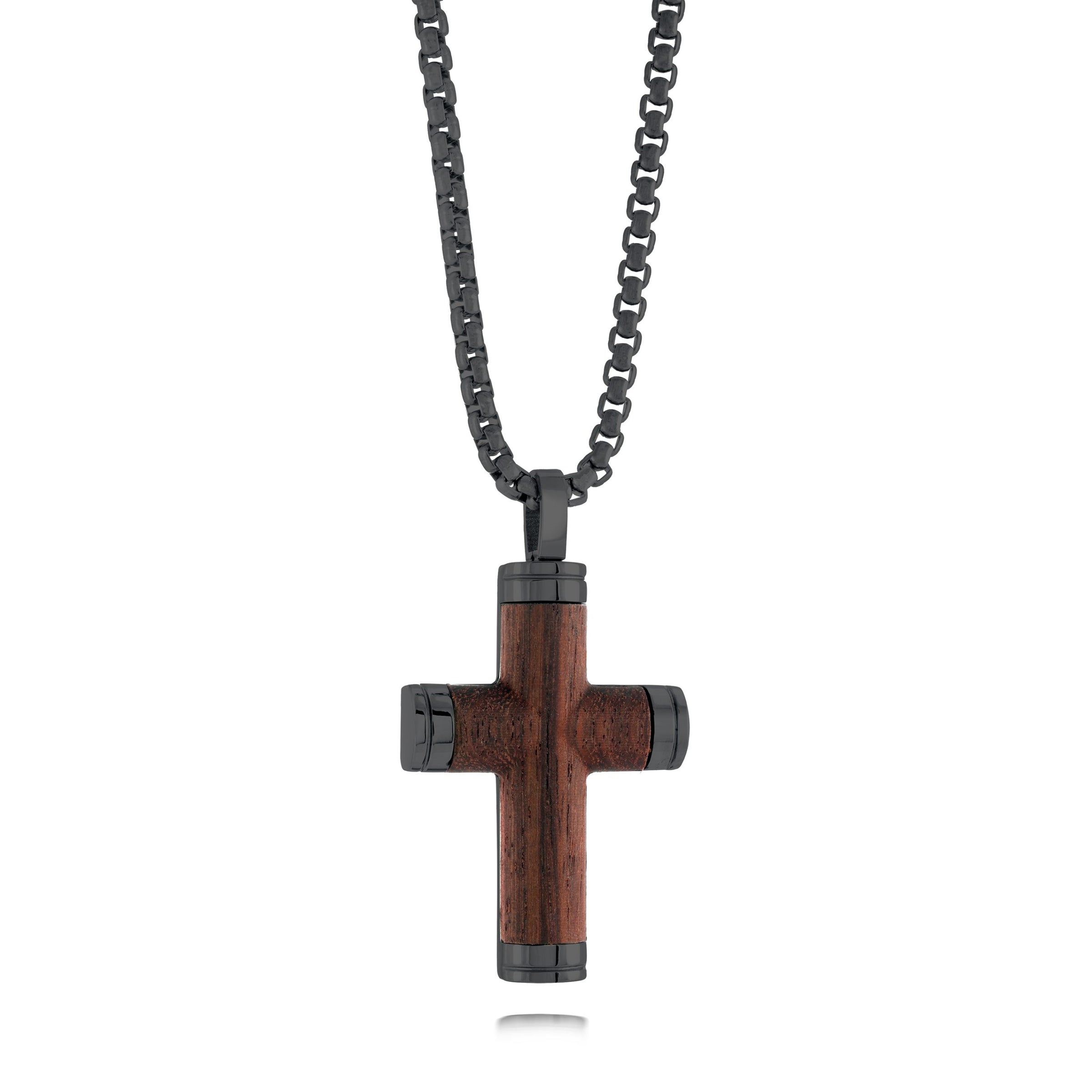 Urban Timber Cross Pendant