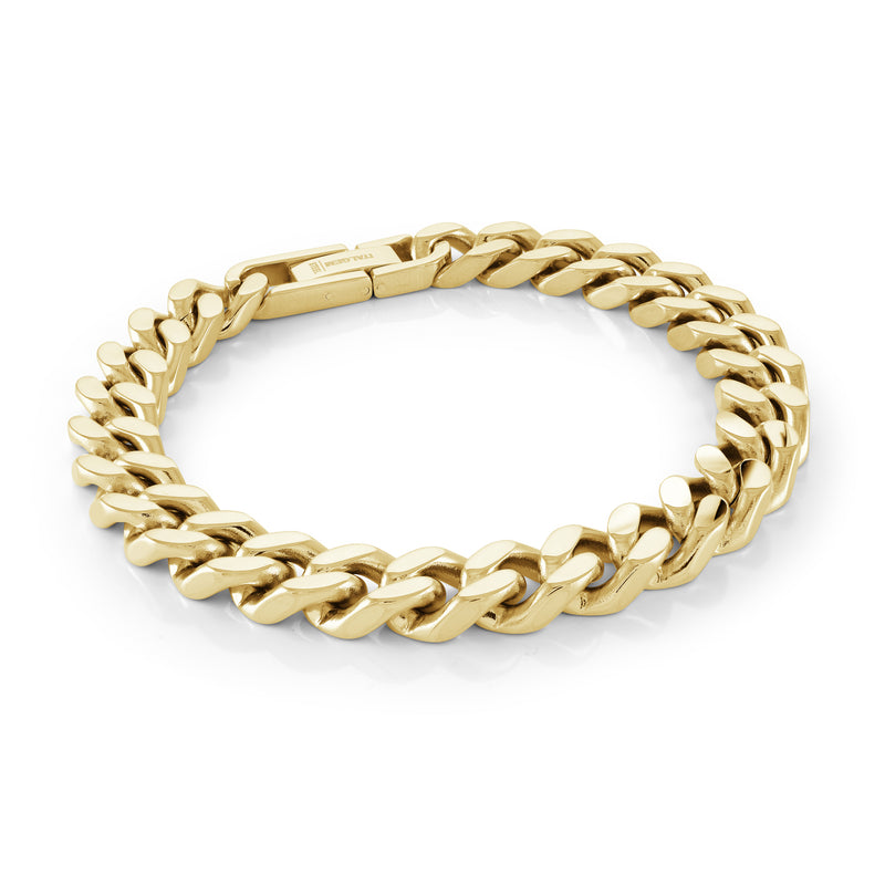 Gold Summit Curb Bracelet