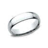 Benchmark® White Gold Comfort Fit Polished Band