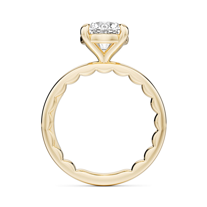 My Caroline Round GoldenLine Solitaire Mounting