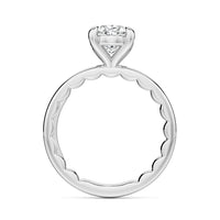 My Caroline Infinite Oval Solitaire Mounting