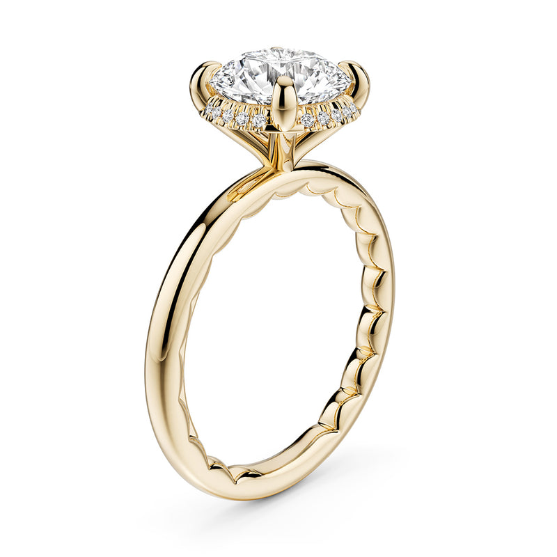 My Caroline Round Sunlit Halo Mounting