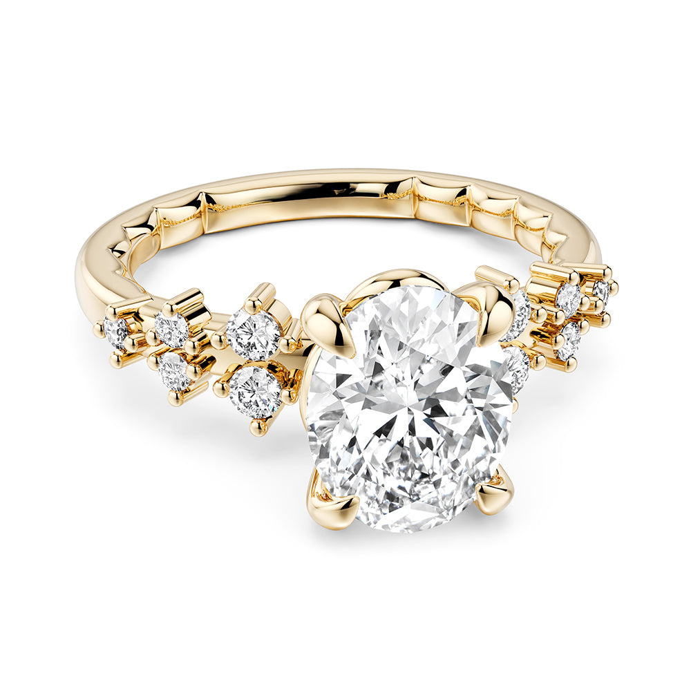 My Caroline Round StepLight Engagement Mounting