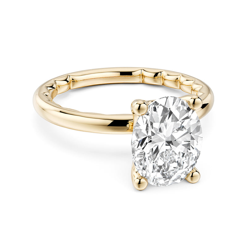 My Caroline Infinite Oval Solitaire Mounting