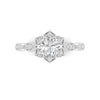 Love Story® Bloomcrest Round Diamond Engagement Ring