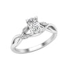 Love Story® Forever Entwined Oval Diamond Engagement Ring