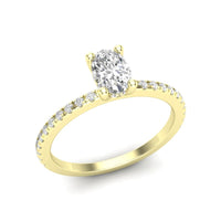 Love Story® Classic Devotion Oval Diamond Engagement Ring