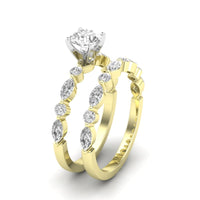 Love Story® Luminous Path Round Diamond Bridal Set