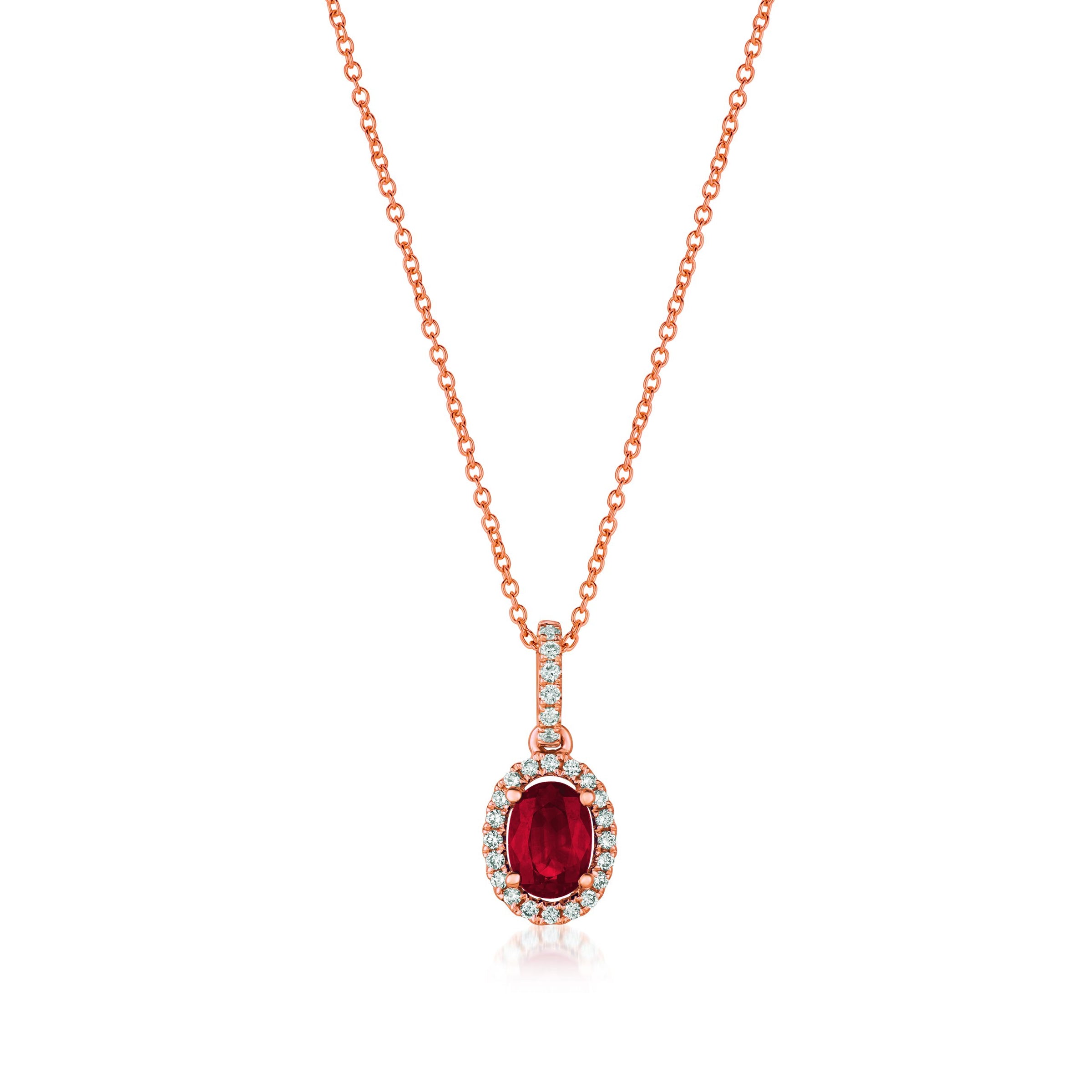 Le Vian® Oval Flame Ruby Pendant