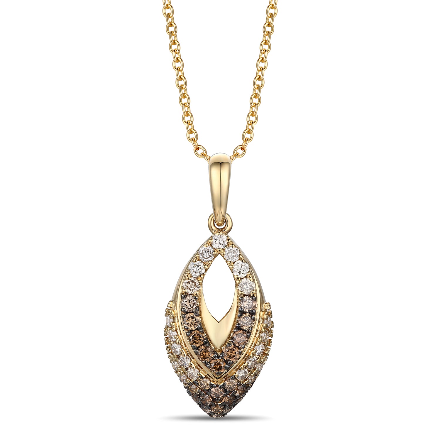 Le Vian® Chocolate Ombré Chevron Mirage Diamond Pendant