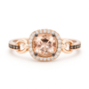 Le Vian® Roselight Morganite Halo Ring