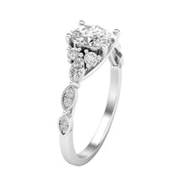 Love Story® Marquise Embrace Oval Diamond Engagement Ring