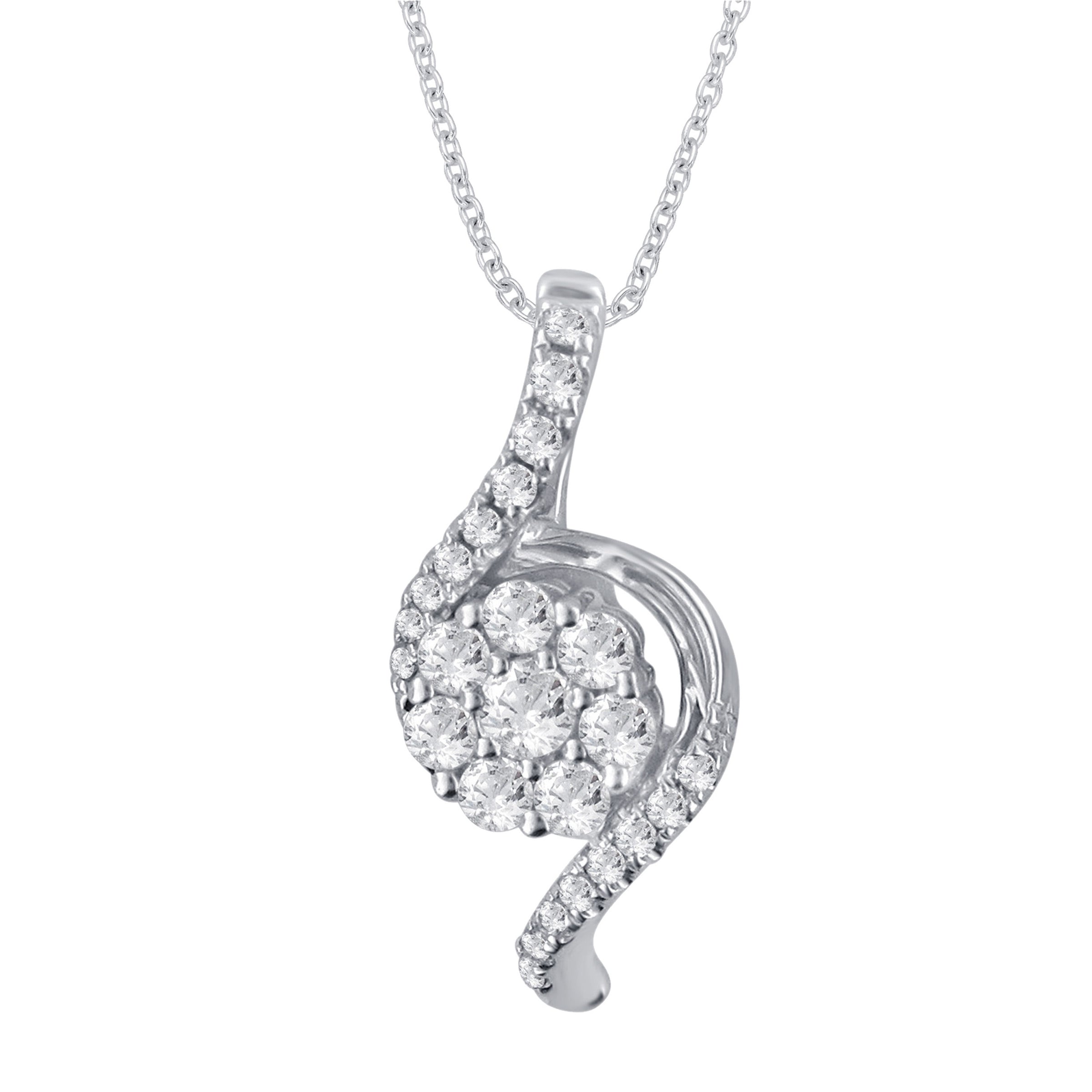 Starlit Motion Diamond Pendant