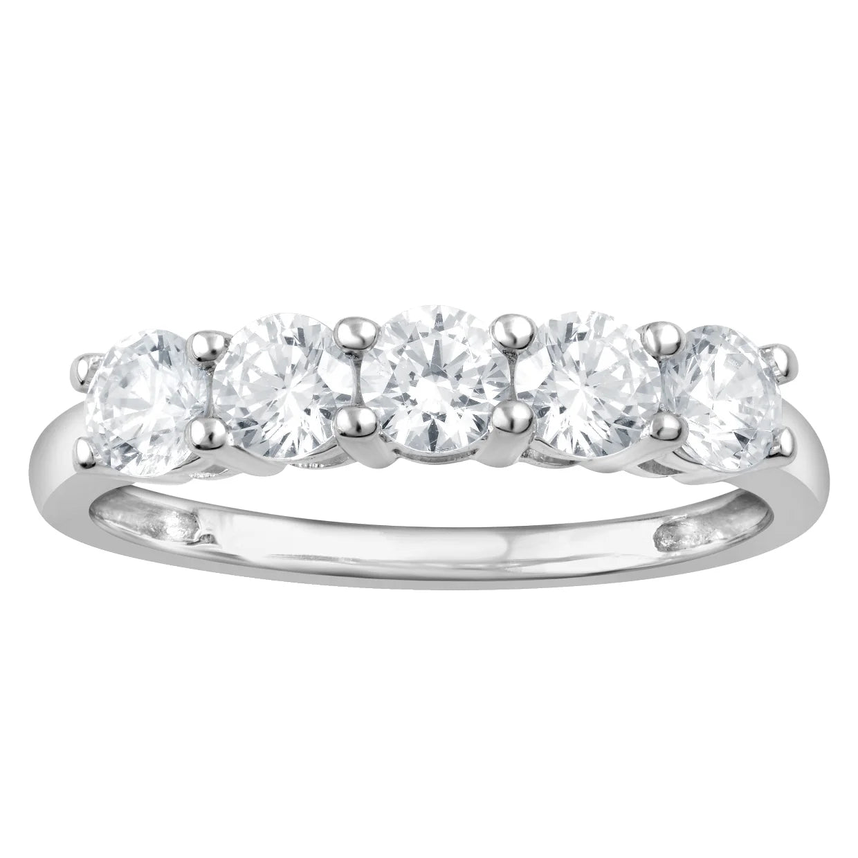 Diamond Five-Stone Unity Band