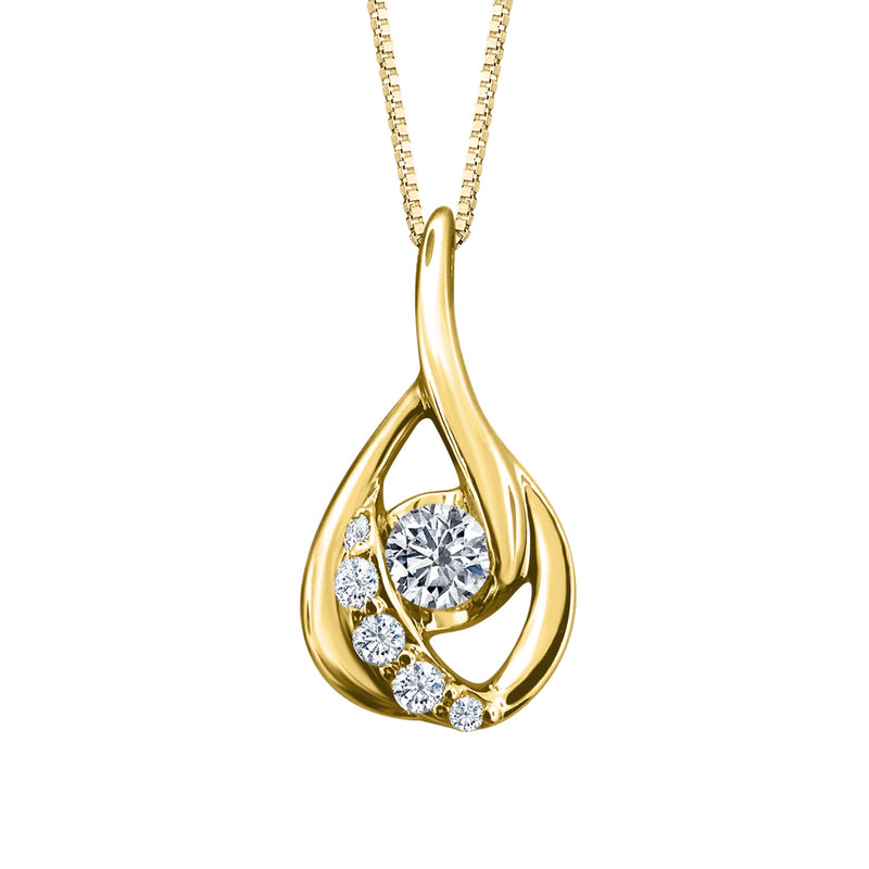 Sirena® Golden Bloom Diamond Pendant