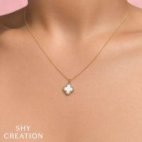 Shy Creation® Starlit Clover Pendant