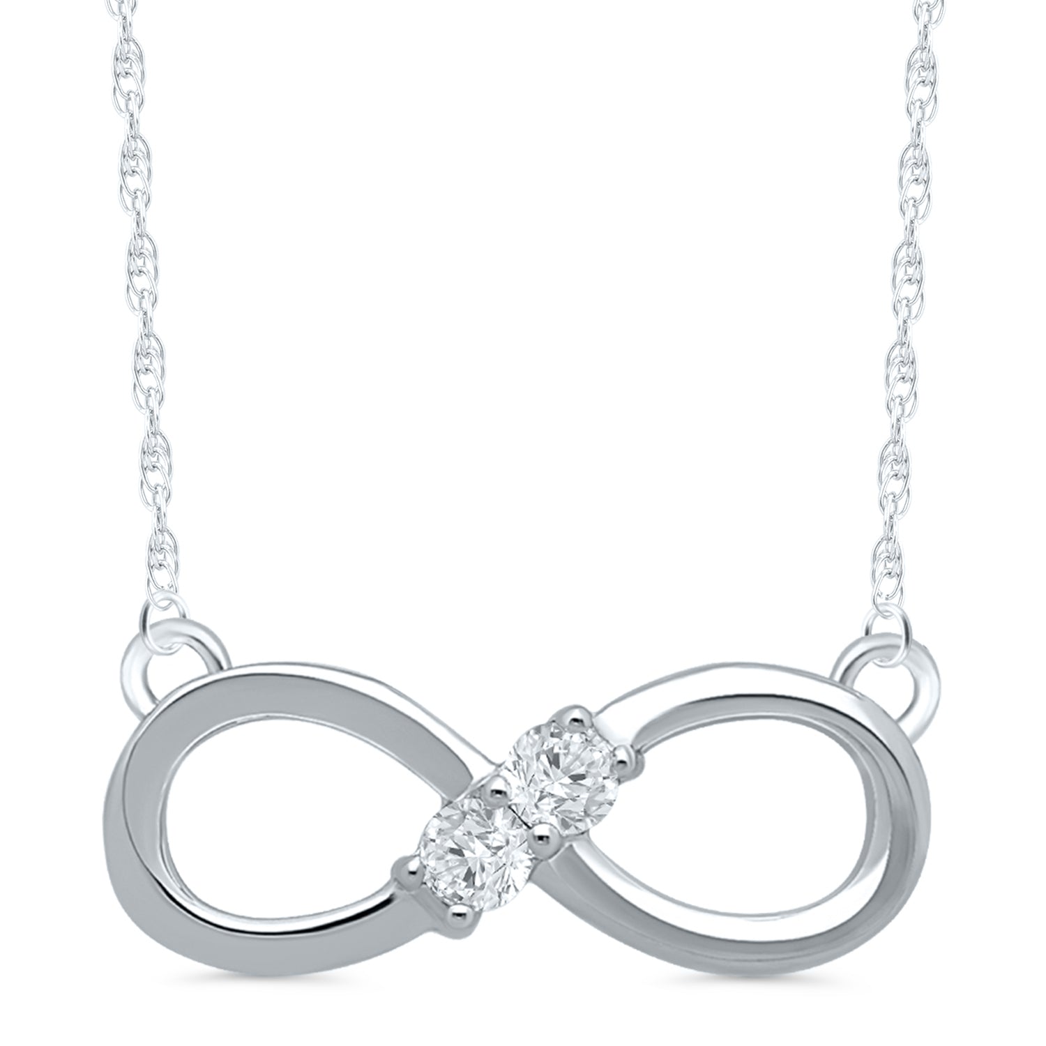 Infinity Pulse Pendant Necklace